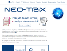 Tablet Screenshot of neotrix.pl